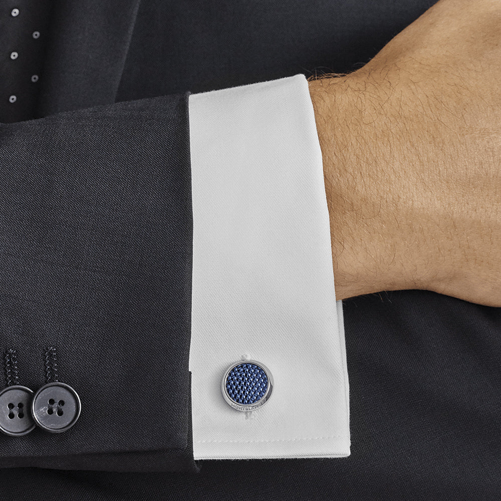 MANCORNAS MEISTERSTUCK ACERO  SILVER/BLUE