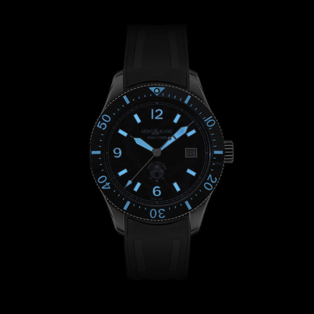 RELOJ 1858 ICED SEA CORREA DE PIEL 41 MM