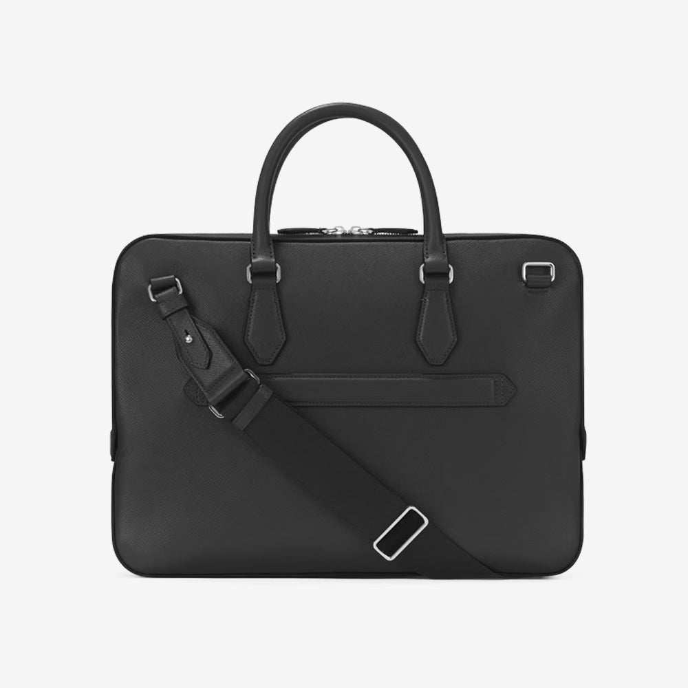 DOCUMENT CASE THIN SARTORIAL LEATHER NEGRO