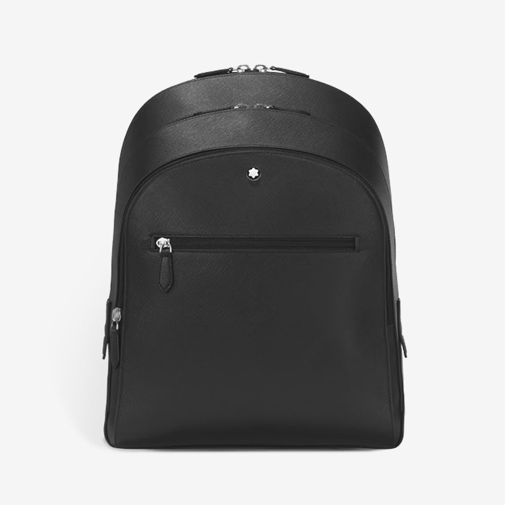 BACKPACK MEDIUM SARTORIAL LEATHER NEGRO