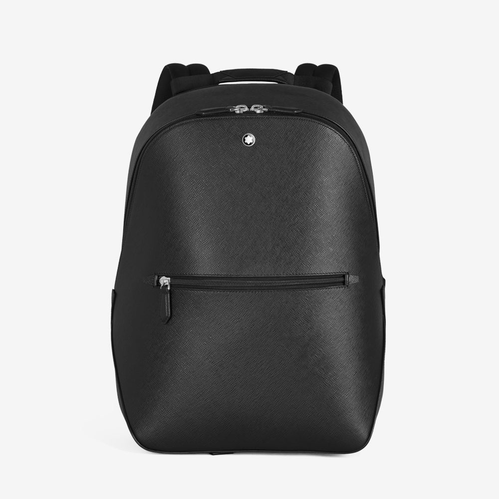 BACKPACK SMALL SARTORIAL LEATHER NEGRO