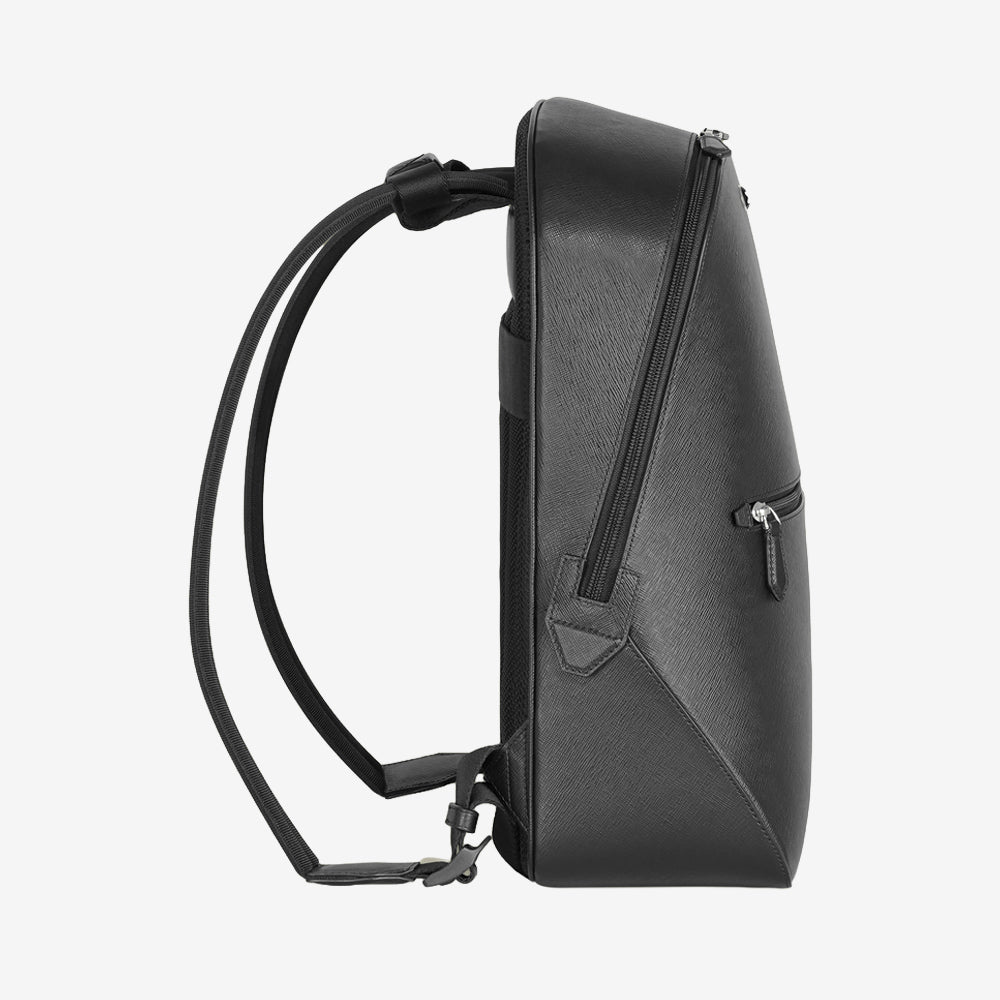 BACKPACK SMALL SARTORIAL LEATHER NEGRO