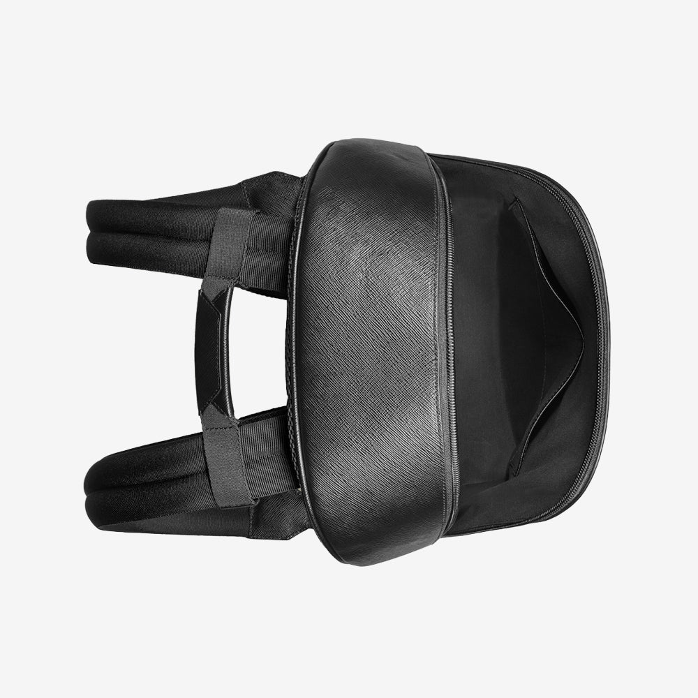 BACKPACK SMALL SARTORIAL LEATHER NEGRO