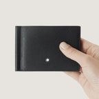 BILLETERA CON MONEY CLIP  SARTORIAL   6CC NEGRO