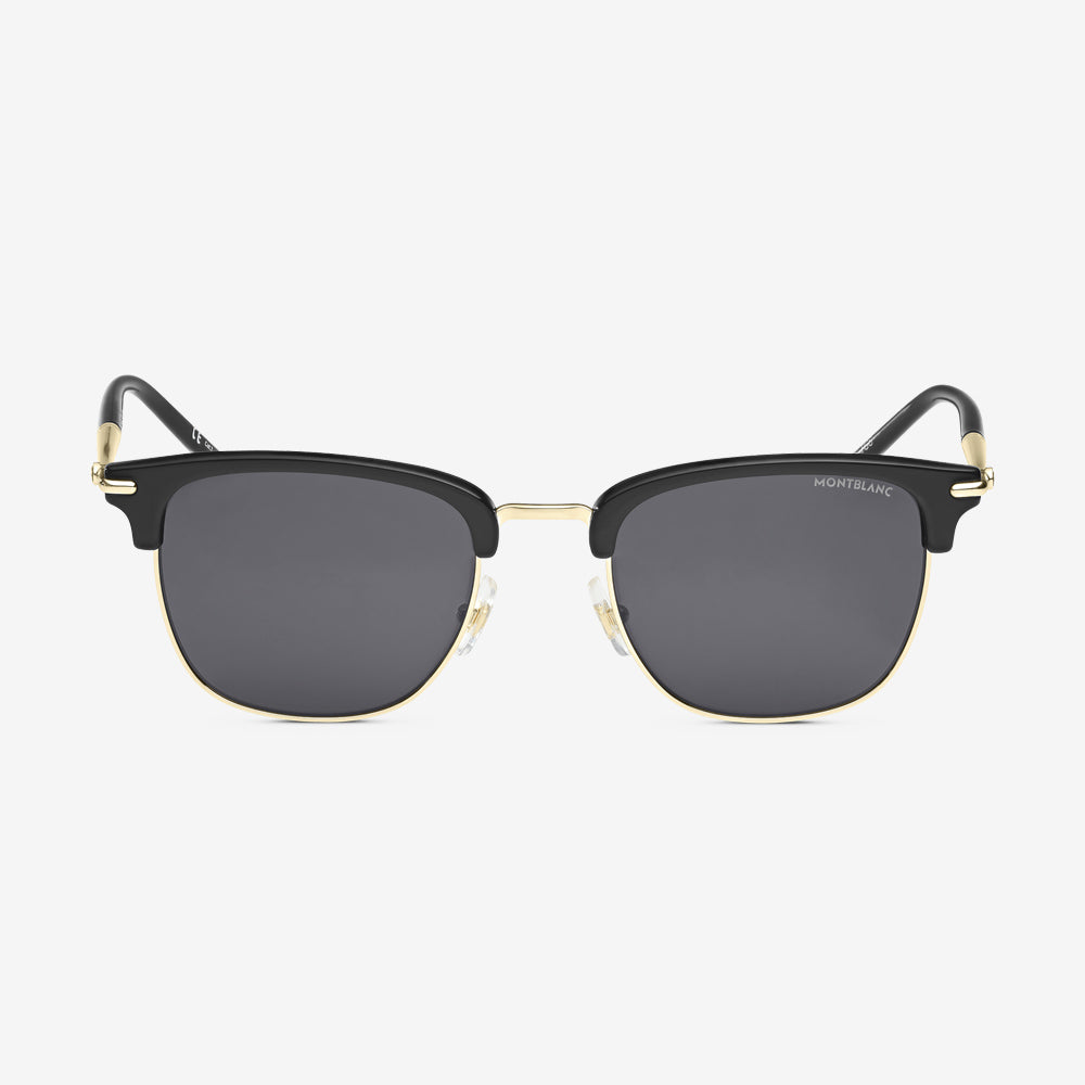 GAFAS DE SOL  RECTANGULARES CON MONTURA DE METAL/ACETATO NEGRO
