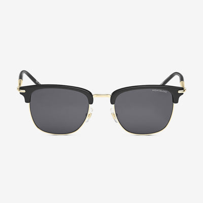 GAFAS DE SOL  RECTANGULARES CON MONTURA DE METAL/ACETATO NEGRO