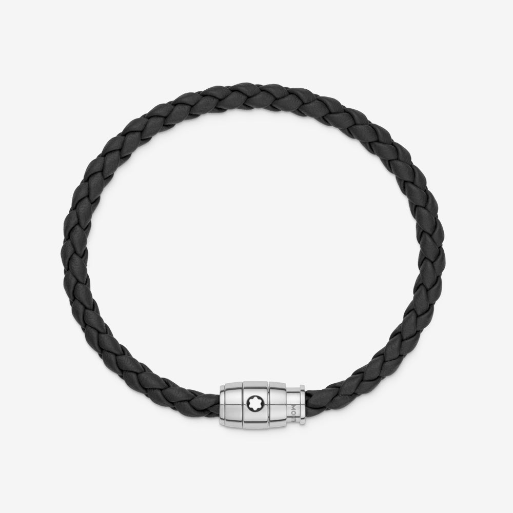 BRAZALETE SOFT PIEL 3 RING BLACK 60