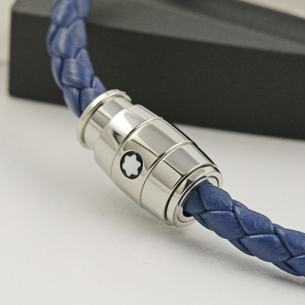BRAZALETE SOFT PIEL 3 RING BLUE 63