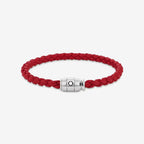 BRAZALETE SOFT PIEL 3 RING RED 63
