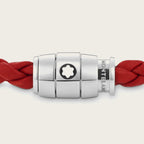 BRAZALETE SOFT PIEL 3 RING RED 63