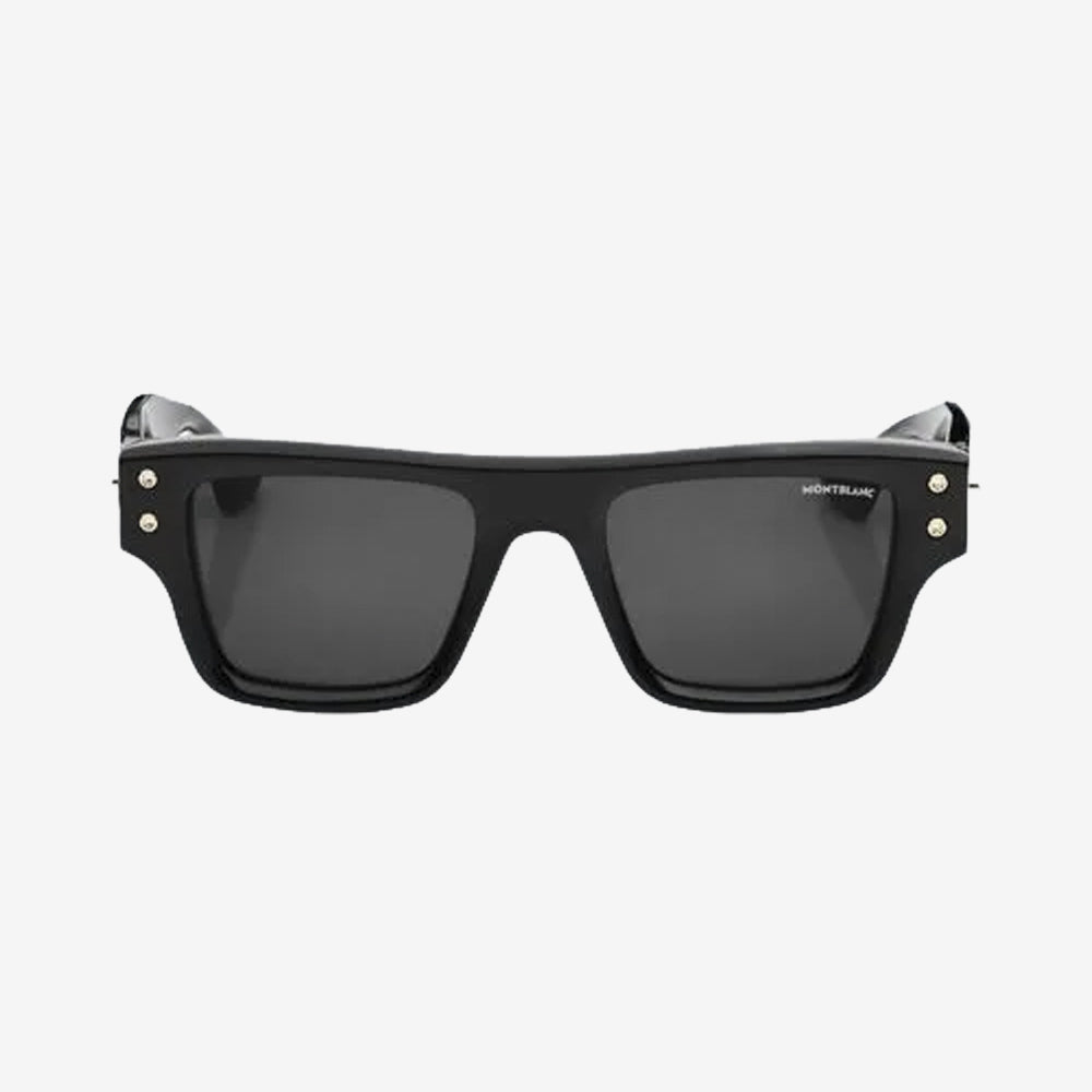 GAFAS DE SOL  RECTANGULARES CON MONTURA DE ACETATO NEGRO