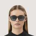 GAFAS DE SOL  CUADRADAS CON MONTURA DE ACETATO NEGRO
