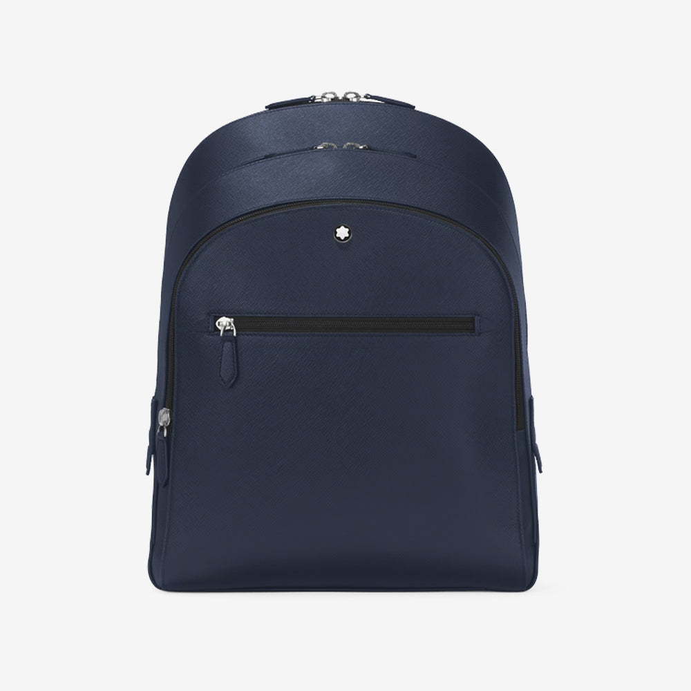 BACKPACK MEDIUM SARTORIAL LEATHER INK BLUE