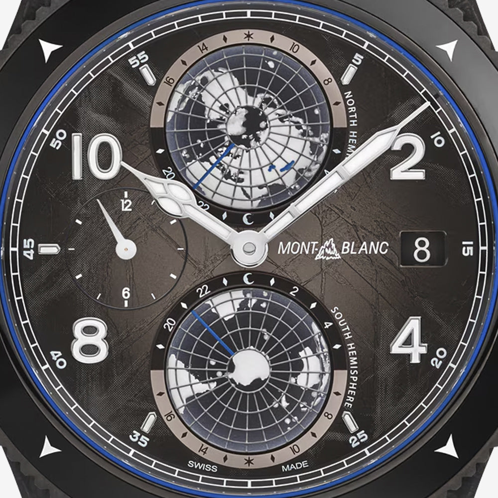 RELOJ 1858 GEOSPHERE CORREA DE PIEL 43 MM