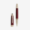 ROLLERBALL MEISTERSTUCK GOLDEN HOUR LE GRAND SOLITAIRE  BURGUNDY