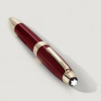 ROLLERBALL MEISTERSTUCK GOLDEN HOUR LE GRAND SOLITAIRE  BURGUNDY