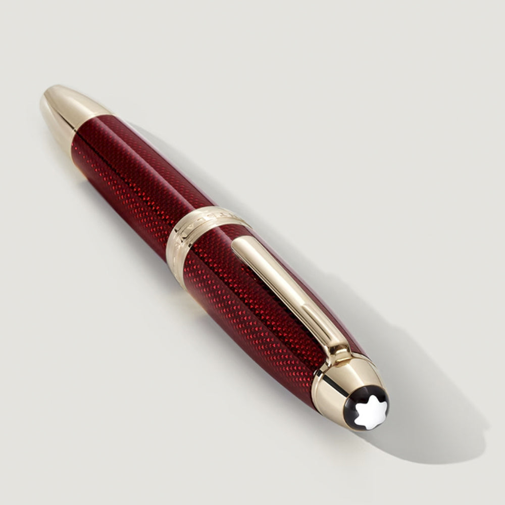 ROLLERBALL MEISTERSTUCK GOLDEN HOUR LE GRAND SOLITAIRE  BURGUNDY