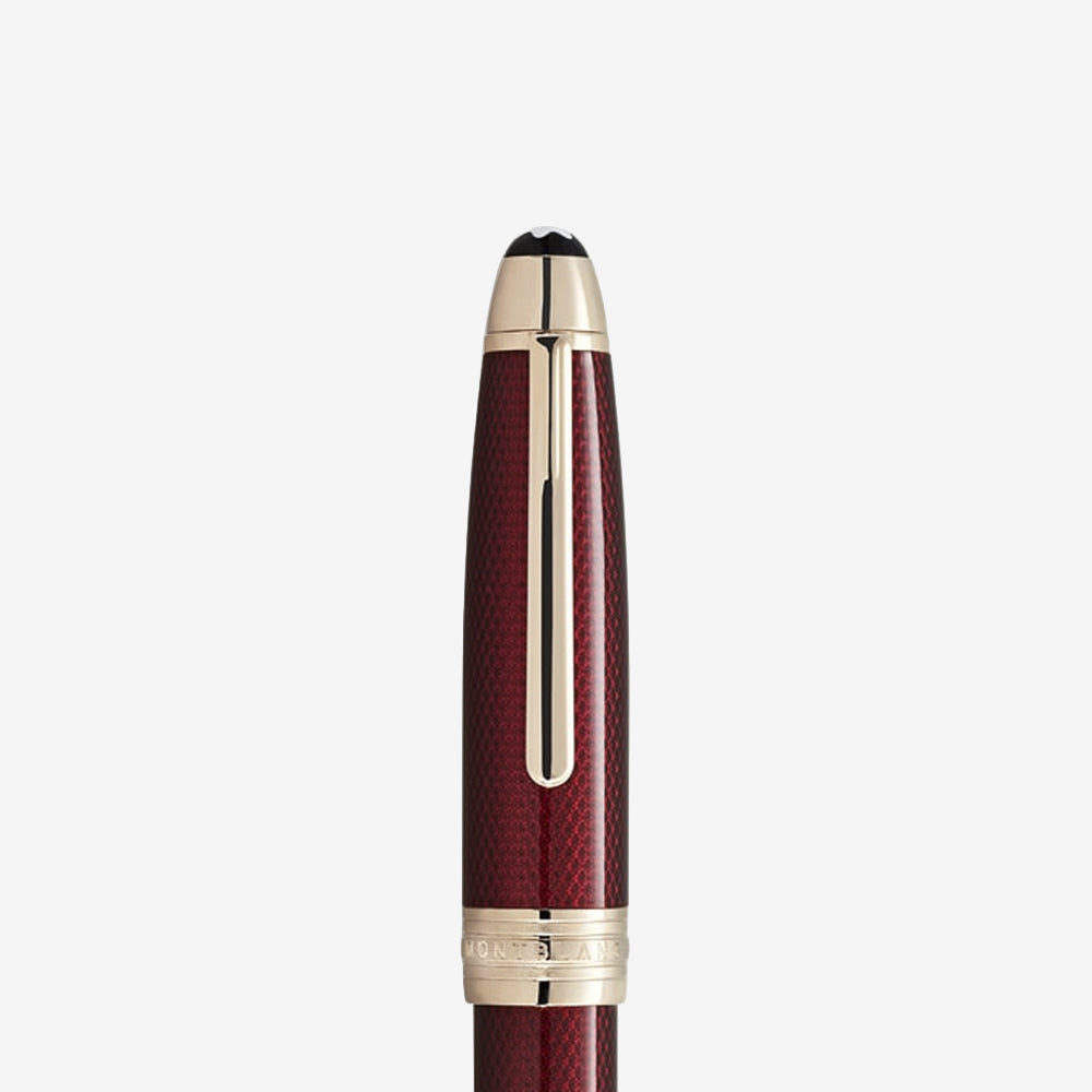 ROLLERBALL MEISTERSTUCK GOLDEN HOUR LE GRAND SOLITAIRE  BURGUNDY