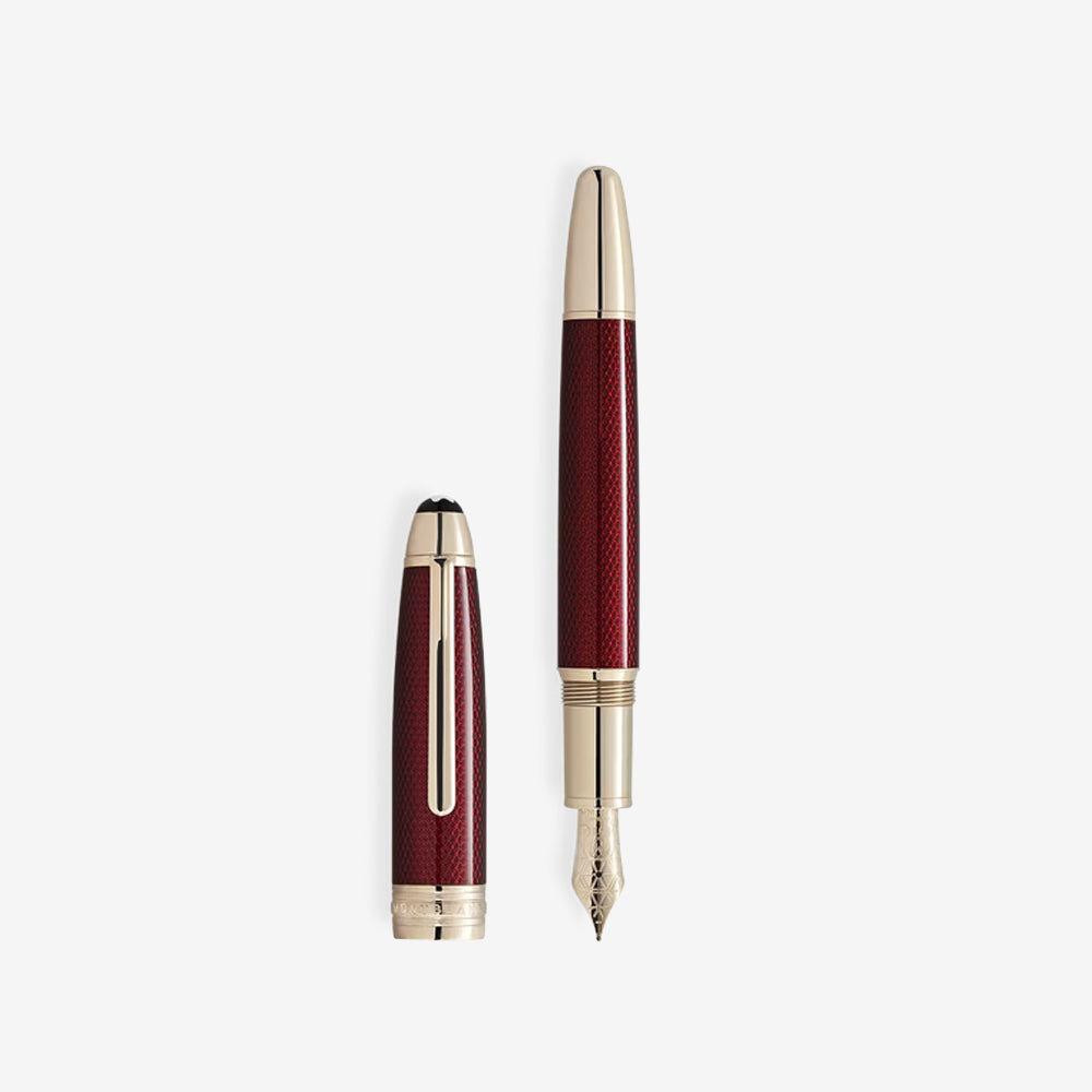 ESTILÓGRAFO MEISTERSTUCK GOLDEN HOUR LE GRAND SOLITAIRE  BURGUNDY