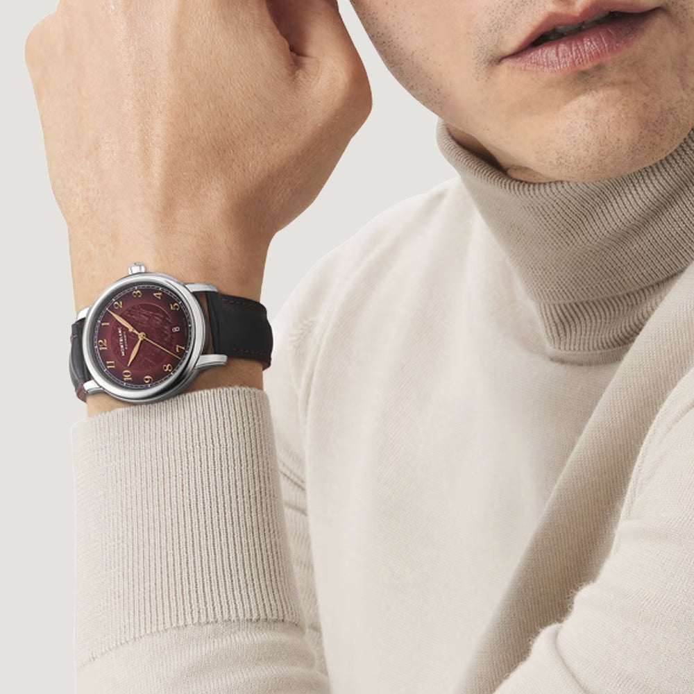 RELOJ STAR LEGACY DATE CORREA DE PIEL 43 MM