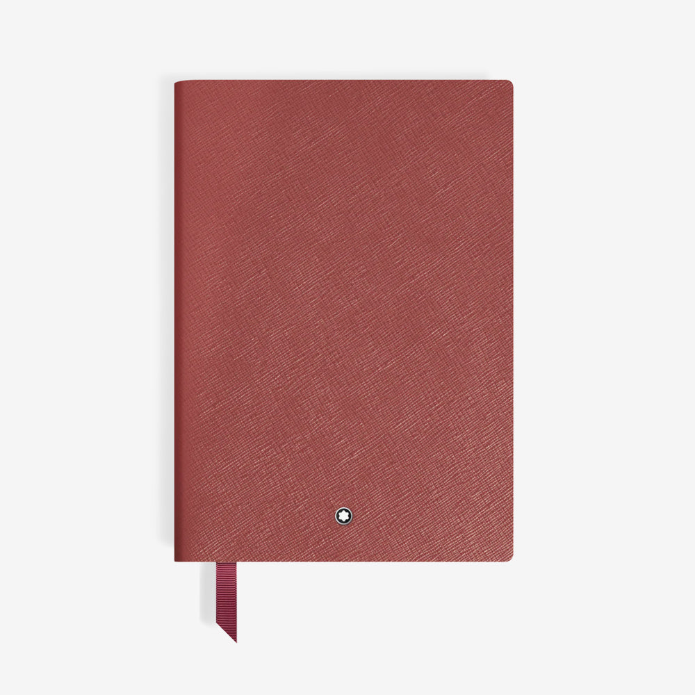 CUADERNO MEDIANO RAYADO BRICK RED
