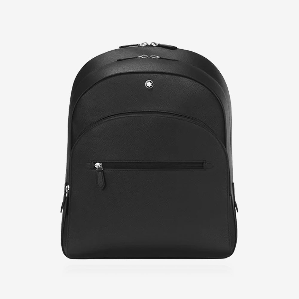 BACKPACK LARGE SARTORIAL LEATHER NEGRO