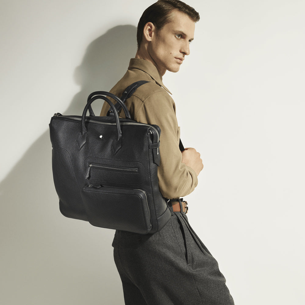 BAG 24/7  MONTBLANC GRAIN NEGRO