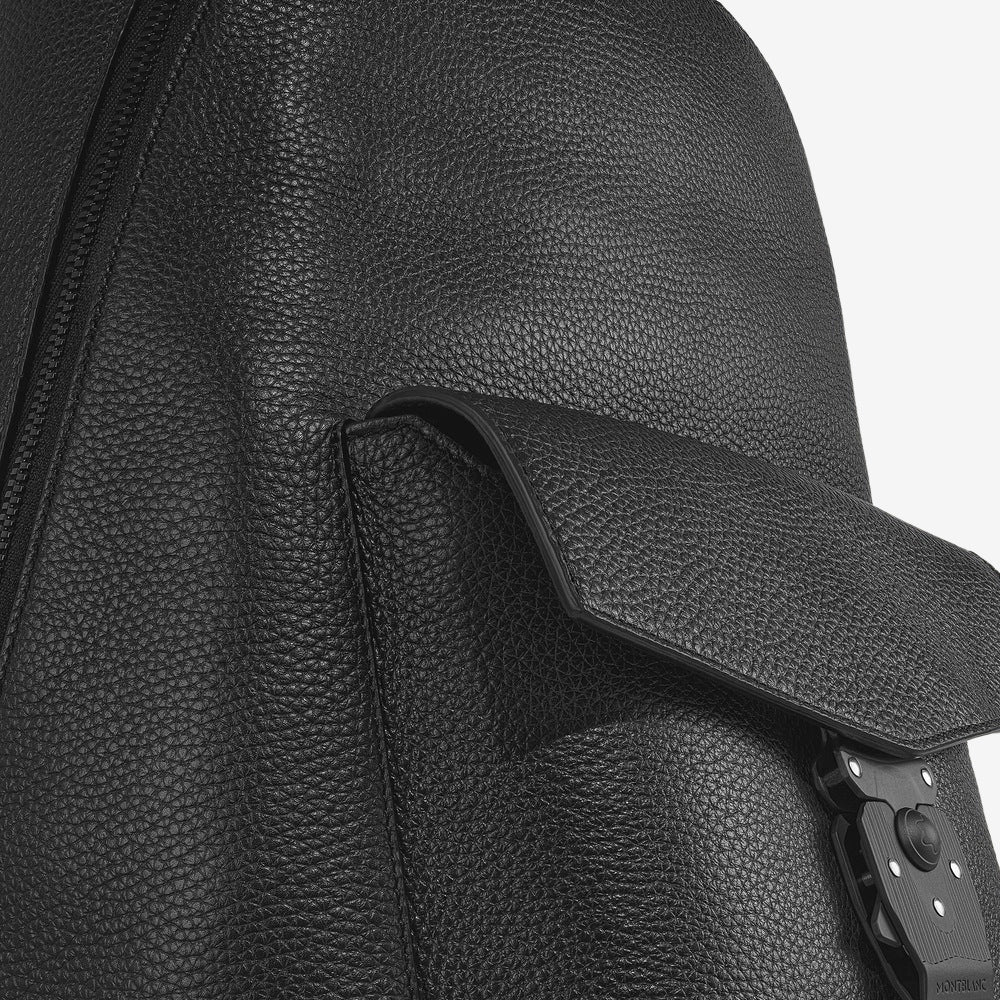 BACKPACK WITH M LOCK MONTBLANC GRAIN NEGRO