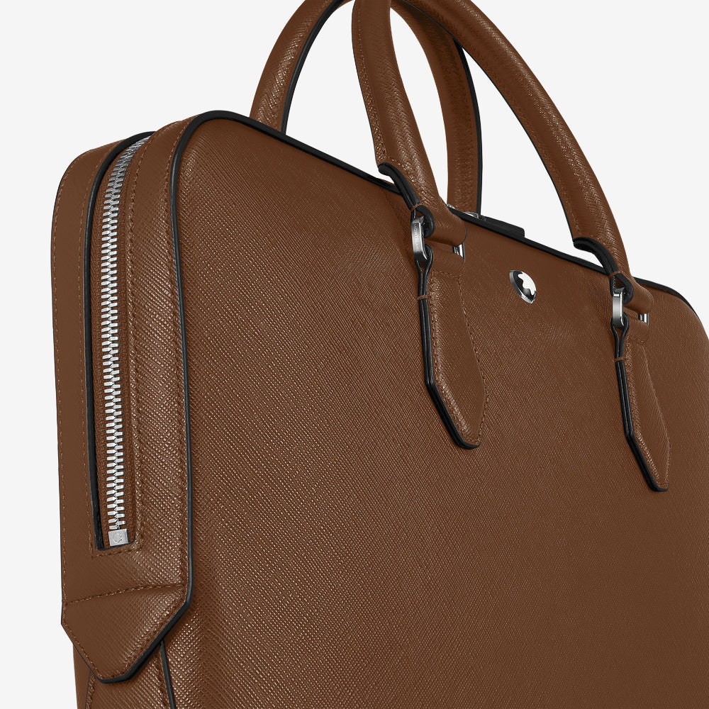 DOCUMENT CASE THIN SARTORIAL LEATHER FAUVE