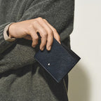 BILLETERA  SARTORIAL   6CC TWEED BLUE